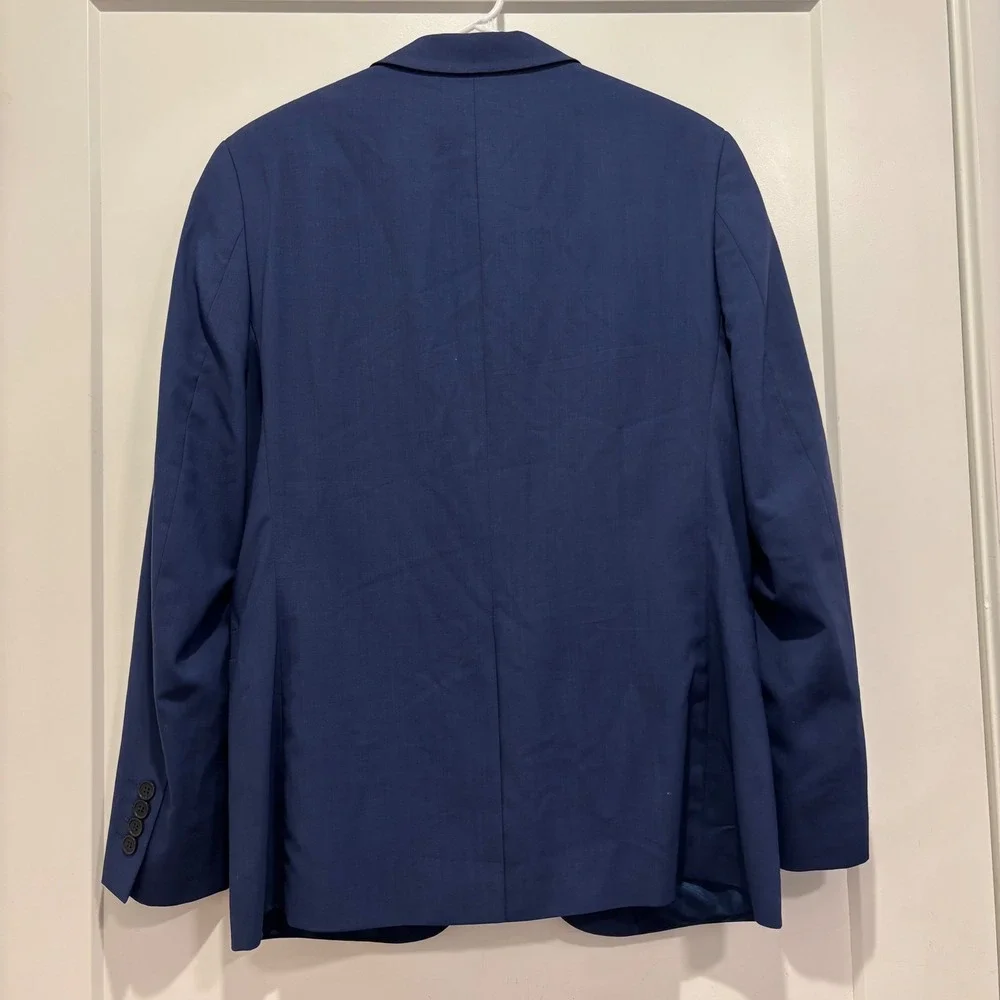 Altinyildiz Classics Limited Edition Blue Wool Blazer Marlane Endurance Size 50